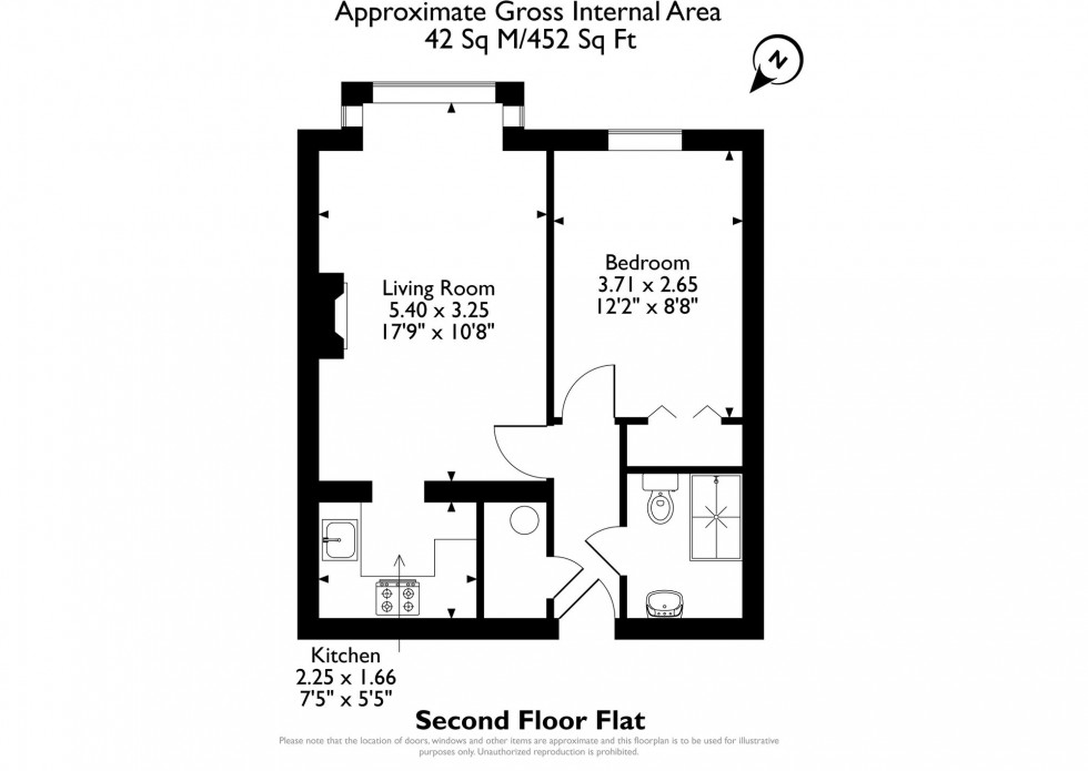 Floorplan for Fentiman Way, Goldsmere Court Fentiman Way, RM11