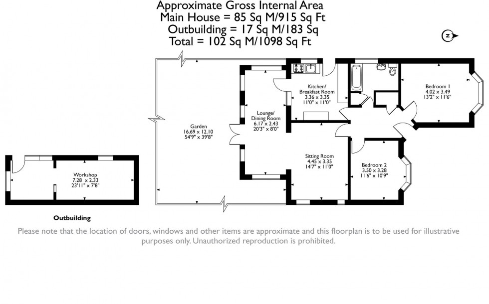 Floorplan for Hornchurch Road, Hornchurch, RM12