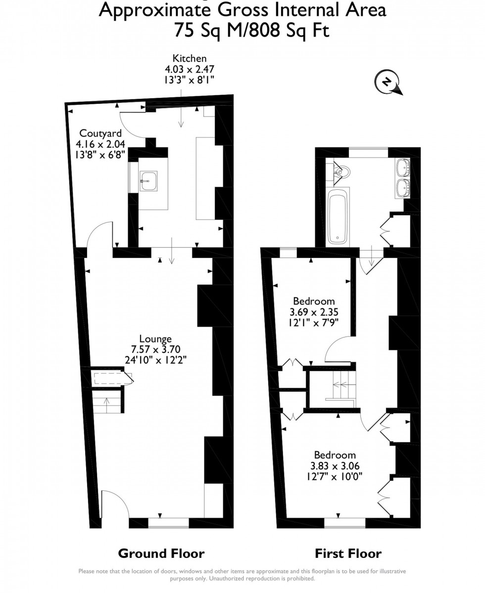 Floorplan for George Street, Romford, RM1