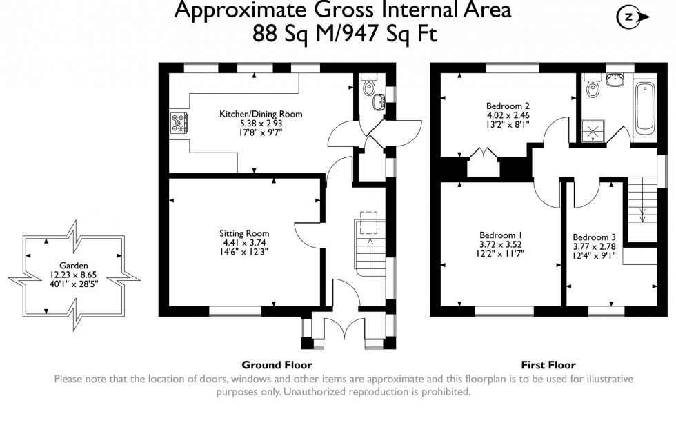 Floorplan for Whitchurch Road, Romford, RM3