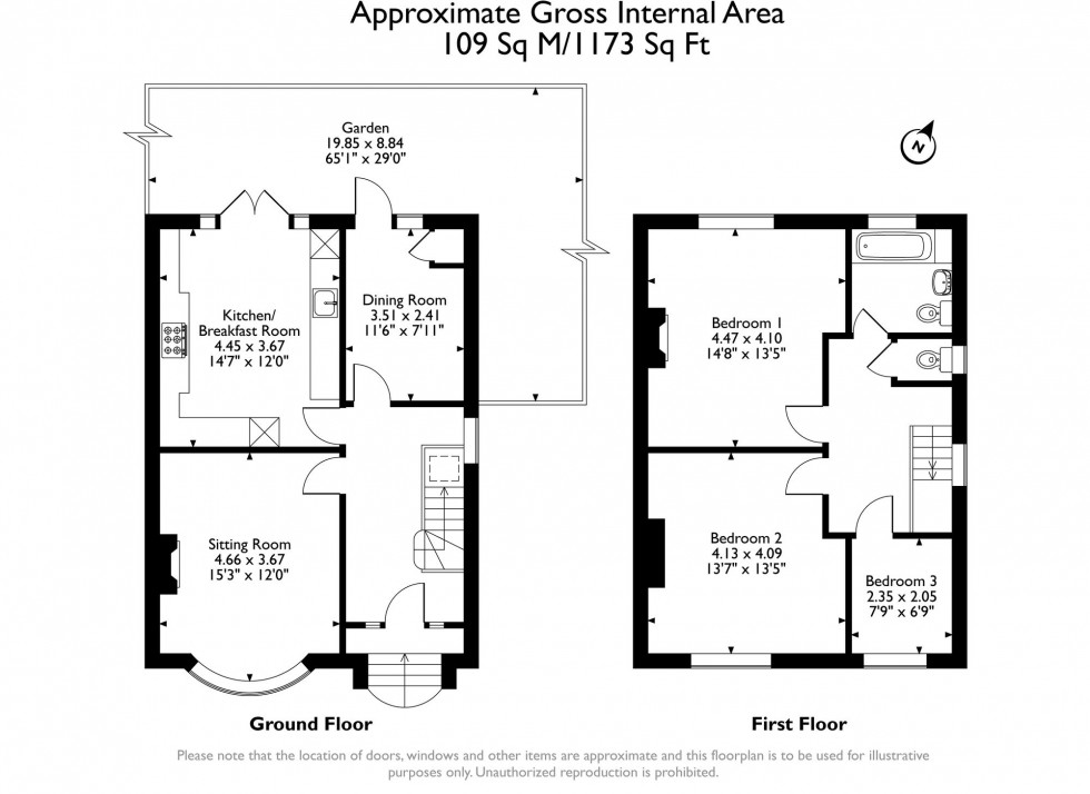 Floorplan for Wingletye Lane, Hornchurch, RM11