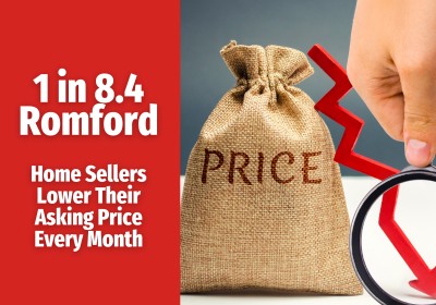 1 in 8.4 Romford Home Sellers Lower Their Asking Price Every Month