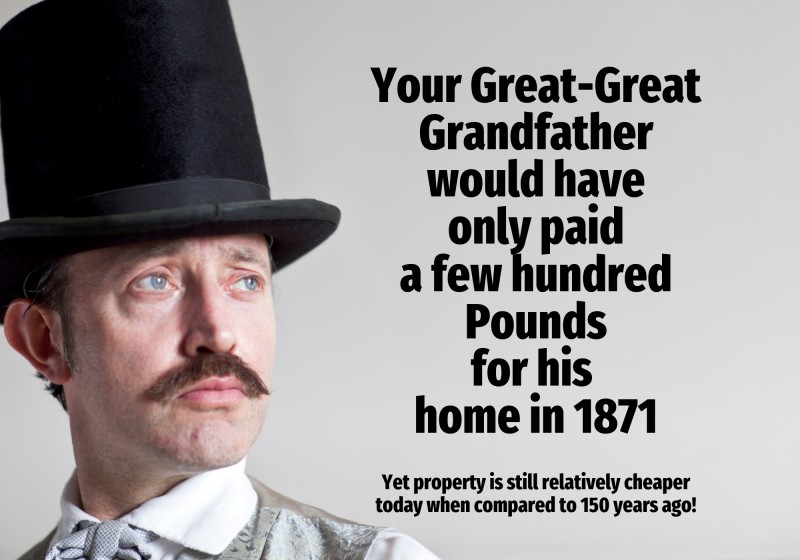 How much did your great great Romford Grandfather pay for his property in 1871?